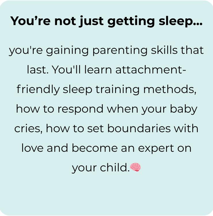 Why Your Baby or Toddler Isn’t Sleeping — Take the Free Sleep Quiz | Otterly Thriving Light blue box with black text.